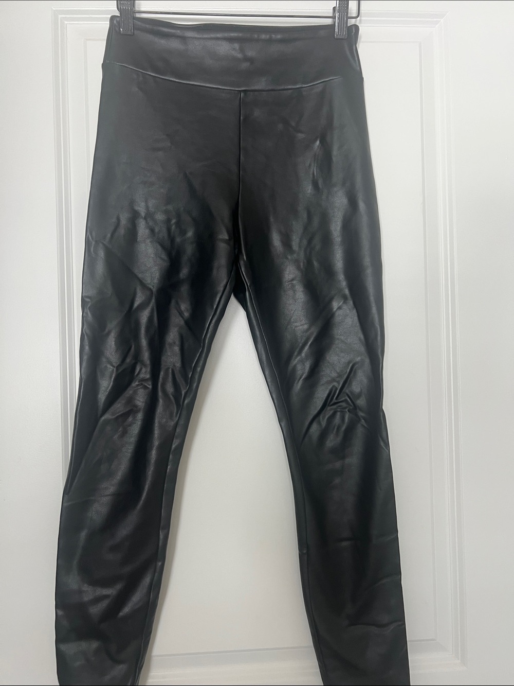 Black Faux Leather Women’s Leggings Pants